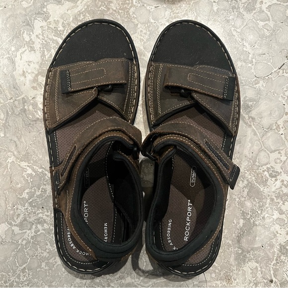 Rockport Men's Darwyn Quarter Strap Sandals, Size 11.5 - Picture 4 of 8